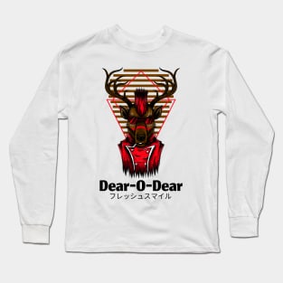 Dear-O-Dear Reindeer Stag Long Sleeve T-Shirt